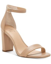 Cream Block Heels for Women - Up to 70% off at Lyst.com