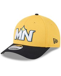KTZ - Yellow/black Minnesota Twins City Connect Batting Practice 9forty M-crown Adjustable Hat - Lyst