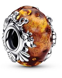 PANDORA - Sterling The Lion King Murano Glass Charm - Lyst