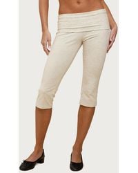 Edikted - Rocio Foldover Capri Pants - Lyst