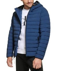 Calvin Klein - Hooded & Quilted Packable Jacket - Lyst