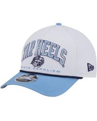KTZ - White/carolina Blue North Carolina Tar Heels Arch Two-tone Rope 9forty A-frame M-crown Adjustable Hat - Lyst