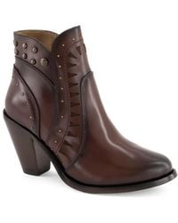 Forastero - Western Fashion Leather Booties - Lyst