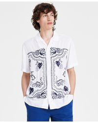 Sun & Stone - Sun + Stone Conrad Regular-fit Tropical Paisley Button-down Camp Shirt - Lyst