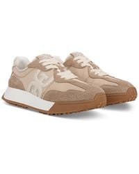 Sam Edelman - Langley Emblem Lace-up Trainer Sneakers - Lyst