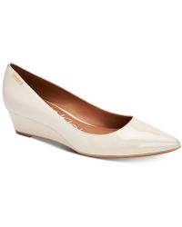 calvin klein garya wedge pump