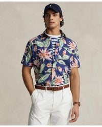Polo Ralph Lauren - Classic-fit Floral Seersucker Shirt - Lyst