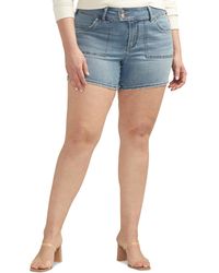 Silver Jeans Co. - Plus Size Suki High-rise Curvy-fit Shorts - Lyst