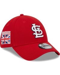 KTZ - St. Louis Cardinals 2023 Mlb World Tour: London Series Flag 39thirty Flex Hat - Lyst