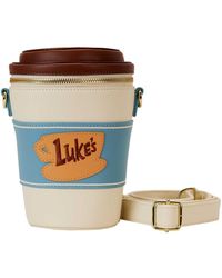 Loungefly - And Gilmore Girls Luke's Diner To-go Cup Crossbody Bag - Lyst
