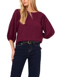 Vince Camuto - Puff 3/4-sleeve Knit Top - Lyst