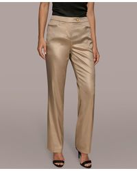 Donna Karan - Novelty Straight-leg Mid-rise Pants - Lyst