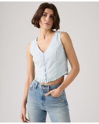 Levi's - Teagan Mini Eyelet Blouse - Lyst
