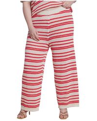 Eloquii - Pointelle Stripe Sweater Pant - Lyst