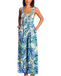 CUPSHE - Rising Tide Tropical Jumpsuit - Lyst