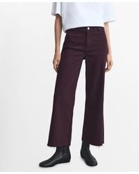 Mango - Catherin Culotte High-rise Jeans - Lyst