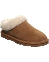 BEARPAW - Brina Suede Slip-on Clogs - Lyst