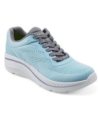 Easy Spirit Lorna Lace-up Casual Round Toe Sneakers in Blue | Lyst