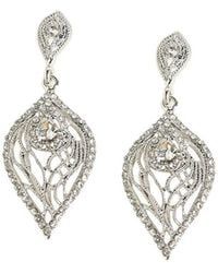 SOH - Intricate Leaf Drop Earrings - Lyst
