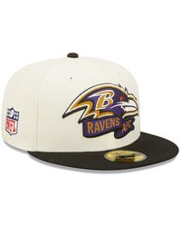 KTZ Baltimore Ravens Breast Cancer Awareness 59fifty Cap in Pink