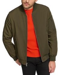 Calvin Klein - Solid-color Zipper Flight Jacket - Lyst