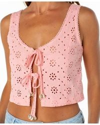 Roxy - Kayla Scoop Neck Tank Top - Lyst
