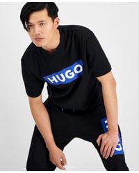 BOSS - Hugo By Short Sleeve Crewneck Logo Graphic T-shirt - Lyst