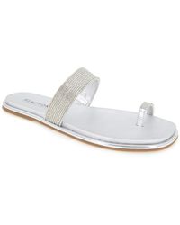 Kenneth Cole - Wilfred Toe Loop Flat Sandals - Lyst