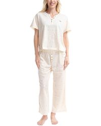 Ocean Pacific - Printed Henley Pajama Set - Lyst