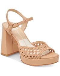 Dolce Vita - Peyten Wide Width Woven Two-piece Platform Dress Sandals - Lyst