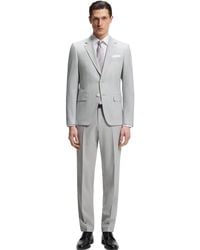 BOSS - Boss By Micro-patterned 2-piece Slim-fit Suit - Lyst