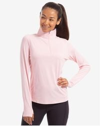BloqUV - Upf 50+ Sun Protective Relaxed Mock Zip Top - Lyst