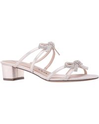 Nina - Georgie Low Block Heel Dress Sandals - Lyst