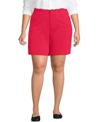 Lands' End - Plus Size Classic 7" Chino Shorts - Lyst
