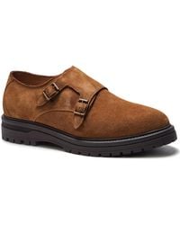 A. Veer - Anthony Veer Jett Double Monk Round-toe Shoes - Lyst