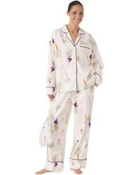 Hush - Long Sleeve Brushed Cotton Pyjamas - Lyst