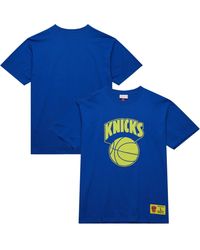Mitchell & Ness - New York Knicks Hardwood Classics Neon Nights Premium T-shirt - Lyst