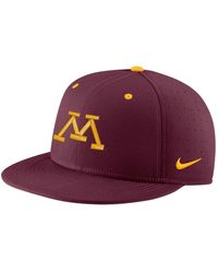 Nike - Minnesota Golden Gophers Aero True Baseball Performance Fitted Hat - Lyst
