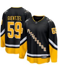 Fanatics - Jake Guentzel Pittsburgh Penguins 2021/22 Alternate Premier Breakaway Player Jersey - Lyst