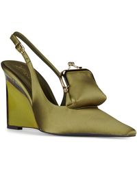 Jeffrey Campbell - Pay-me Pointed-tie Vinyl Wedge Pumps - Lyst