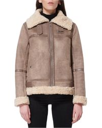 sam edelman faux fur leopard jacket