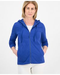 Style & Co. - Petite Zip-front Long-sleeve Hoodie - Lyst