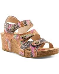 L'ARTISTE - Bonvoyage Wedge Sandal - Lyst