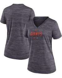 Nike - Navy Cleveland Guardians Authentic Collection Velocity Practice Performance V-neck T-shirt - Lyst