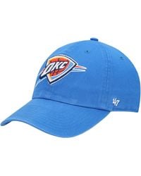 '47 - Oklahoma City Thunder Team Clean Up Adjustable Hat - Lyst