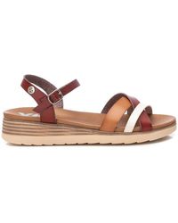 Xti - Low Wedge Strappy Sandals By - Lyst