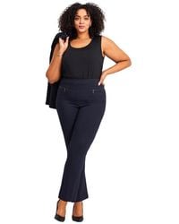 Avenue - Plus Size Tall Super Stretch Zip Pant - Lyst