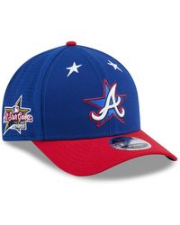 KTZ - Blue/red Atlanta Braves 2025 Mlb All-star Game Workout 9forty M-crown Adjustable Hat - Lyst
