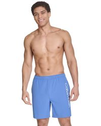 Calvin Klein - Regular-fit Quick-dry 5" Swim Trunks - Lyst
