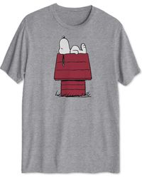 Hybrid - Snoopy Doghouse Graphic T-shirt - Lyst